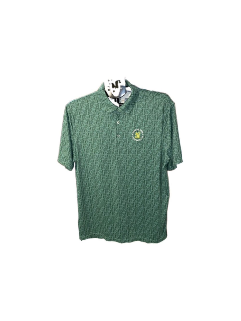 122nd U.S. Open Golf Polo Mens L Green Squirrel Print The Country Club 2022